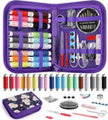 Coquimbo Sewing Kit Gifts for Grandma Mom Adults Beginner Kids Traveler, Portable Sewing Supplies Accessories with Case Contains Thread, Needle, Scissors, Measure Tape, Thimble