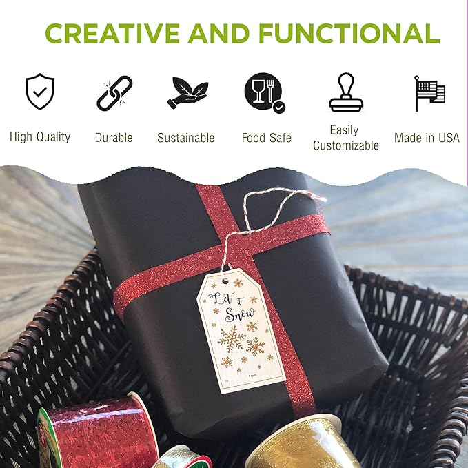 Papersaurus Black Kraft Paper Roll - 100% Recyclable Black Construction and Craft Paper Roll - 24 Inch x 200 Feet