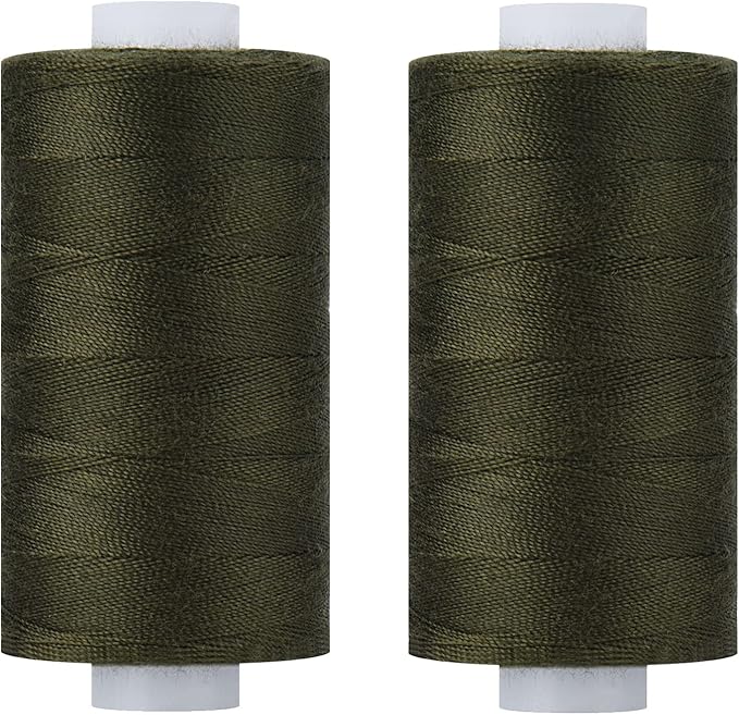 Simthread All Purpose Thread Polyester 400Y Dark Olive Green