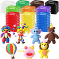 72 Pcs 38oz Air Dry Clay Bulk Modeling Ultra Lightweight Foam Modeling Clay for Kids Adults DIY Gifts Party Arts Crafts and School Project Supplies(Carnival Color)