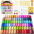 Polymer Clay 82 Colors, Modeling Clay for Kids, Non-Sticky Oven Bake Clay with Sculpting Tools and Accessories, Halloween Christmas Gift for Children and Artists