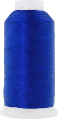 Mandala Crafts Royal Blue Heavy Duty Thread - 1500 Yds Tex 70 Bonded Polyester Threads for Sewing Drapery, Jeans, Leather, Hair, Outdoor Marine Upholstery