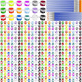 220 Pcs 18 Colors Mini Acrylic Paint Set for Kids Adults,Bulk Set of 10 Washable Craft Painting Kit, Acrylic Paint Strips Container with 40 Pcs Paintbrushes for Home Classroom Party Favors Paiting