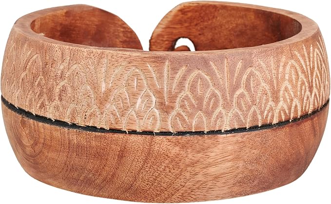 Mothers Day Gifts Wooden Yarn Bowl Knitting Bowl Large Crochet Yarn Holder YB02 Handmade Crocheting Accessories and Supplies Organizer 7 x 3 (Design 5)