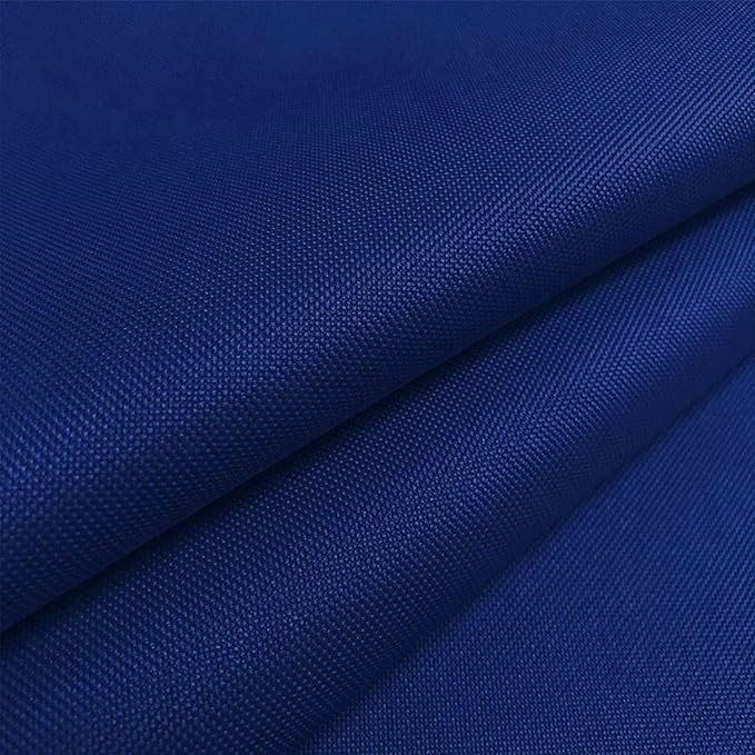 Waterproof Canvas Fabric by The Yard 600D Upholstery Cordura Fabric 58" Wide for Chairs Indoor Outdoor Water Resistant Canvas Polyester Material Sewing DIY Cloth, 1 Yard Royal Blue