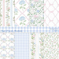 16 Sheets Scrapbook Paper, Vintage Decorative Scrapbook Supplies for Junk Journal Card Making Picture Art Collage DIY 6x6 inches