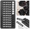 qianshan Soft Oil Pastels 12pc Set of 2 Assorted Colors,Soft Texture Vibrant and Creamy Oil Crayons Pastels Art Supplies For Professional Artists Beginners Drawing.Black&White