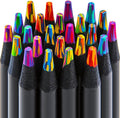 Stocking Stuffers, Art Supplies, 24 Rainbow Colored Pencils, Teen Girl Gifts Trendy Stuff, Multicolored Cool Stuff Fun Art Pencil Teen Girl Gifts Trendy Stuff for Coloring, Drawing