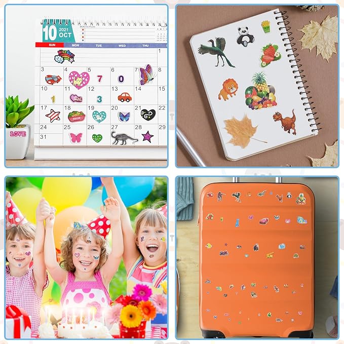 696 PCS 3D Puffy Stickers for Kids – 28 Sheets of Reusable Foam Designs with Animals, Dinosaurs, Sports, Vehicles & More, Waterproof Decorations for Toddler Crafts, Scrapbooks & Classroom Rewards