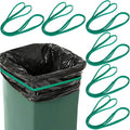 Shappy 6 Pieces Rubber Bands for 95-96 Gallon Trash Can Large Trash Can Rubber Band 30'' Adjustable Garbage Bin Elastic Cord to Hold Garbage Bag in Place for Home Kitchen Office School Indoor Outdoor