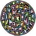 70 Pcs Alphabet Neon Stickers for Kids, Vinyl Letters A-Z Water Bottle Decals for Teens, Waterproof Skateboard Decor for Adults Kids Girls Boys