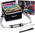 120 Alcohol Markers Set,Dual Tip Art Markers for Adult Coloring, Alcohol Marker Set for Drawing,Coloring,Sketching,Card Making,Illustration, Ideal for Artists, Designers & Crafters