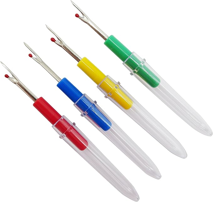 Ouyatoyu 48pcs Colorful Seam Ripper Seam Rippers for Sewing Tool Handy Stitch Ripper Hem Ripper Sewing Stitches Sewing Tools for Opening Removing Seams and Hems