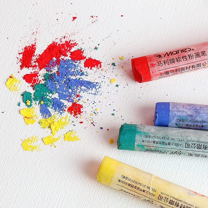 YYMIYU Soft Color Chalk Pastels for Professional Artist 24 Colour