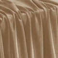 KKJIAF Taupe Stretch Velvet Fabric 60 Inch Wide, 2 Yard Soft Stretchy Fabric for Sewing Clothes, Apparel, Costume, Crafts - 90% Polyester 10% Spandex