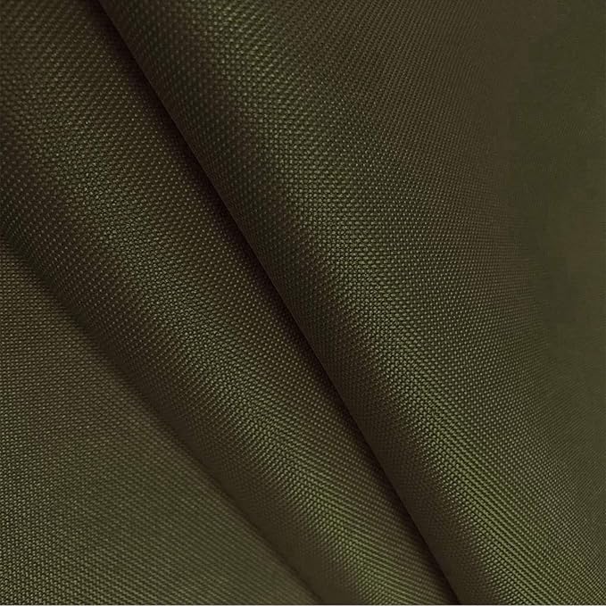 Waterproof Canvas Fabric by The Yard 600D Upholstery Cordura Fabric 58" Wide for Chairs Indoor Outdoor Water Resistant Canvas Polyester Material Sewing DIY Cloth, 5 Yards Army Green