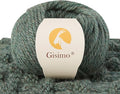100% Merino Wool Yarn, 3-Ply Luxurious and Soft Yarn for Hand Knitting & Crocheting (Evergreen, 1Ball)