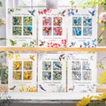 Alideco 120pcs Scrapbook Stickers Vintage Flowering Birdsong Scrapbooking Junk Journal Crafts Embelishment Decoration Stickers (huazhiniaoming)