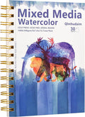 5"x7.5" Watercolor Paper Pad,Tear-Out Spiral Binding,(30 Sheets，140lb/300g): for School Art Class & Professional Use - Perfect for Watercolor Sketches,Watercolors,& Painting Journals