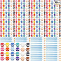 Yihurlm 40Pack Mini Acrylic Paint,12 Color Acrylic Paint Strips,40 Flat and 40 Pointed Brushes,Painting Party Supplies,Washable Mini Painting Kit Container Strips Storage for Artistic Craft Gift(2 ml)