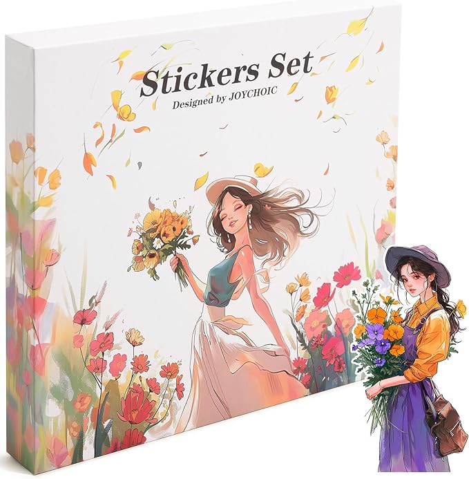 Scrapbook Stickers Set, 240Pcs People Sticker for Journaling and Scrapbooking, Junk Journal Supplies, Washi Materials, Women Ladies Planner DIY Arts Craft