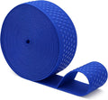 Mandala Crafts 1.5 Inch Elastic Silicone Gripper Tape for Clothing - 10 Yds Dotted Non Slip Elastic Band for Sewing - Royal Blue Silicone Flat Fabric Stretchy Ribbon Straps