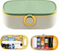 FKOG Sewing Project Kit, 135 Pcs Family Sewing Supplies Repair Kit Traveler Sewing Kit Sewing Thread Accessories DIY Sewing Supplies Organizer (Green)