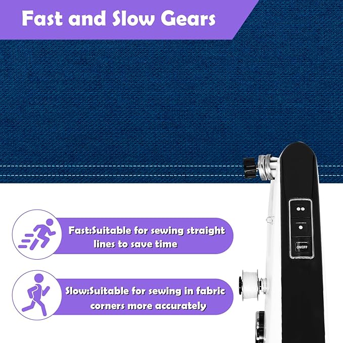 Handheld sewing machine, mini portable sewing machine, electric and lightweight, suitable for beginners to DIY home sewing machines, emergency repair of clothing and fabrics