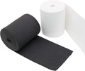 4 Inch Elastic Band for Sewing, Crafts, DIY, High Elasticity, (White 5yards, Black 5 Yards)