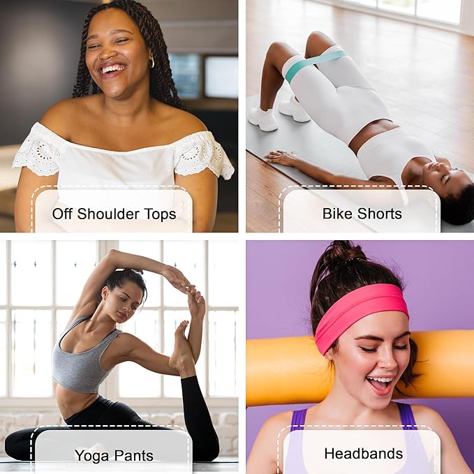 Mandala Crafts 0.5 Inch Elastic Silicone Gripper Tape for Clothing - 10 Yds Dotted Non Slip Elastic Band for Sewing - Pink Silicone Flat Fabric Stretchy Ribbon Straps