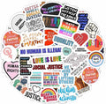 BulbaCraft Social Justice Stickers – Feminist, Black Lives Matter, Equality & Activism Decals – Waterproof Vinyl Stickers for Laptops, Water Bottles, Journals