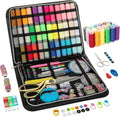 Sewing Kit for Adults, Professional Sewing Kit with 230pcs Premium Sewing Supplies, PU Leather Case,Travel Size, Beginners Friendly, Suitable for Home Clothing Repair, Emergency, Gifting, DIY