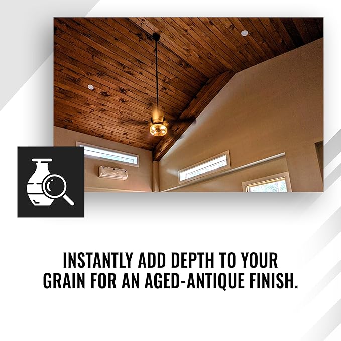 Real Milk Paint Dark Half Tung Oil Mix with Pine for Wood Finishing, Cutting Boards, Butcher Blocks, Wood Floors, Clay, Stone, Slate, 1 Gallon