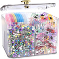 Sewing Supplies and Accessories Kit,100Pcs Sewing Clips 800Pcs Sewing Pins &10PcsTriangle Tailors Chalk in a 3-Section Clear sewing Organizer Jar,Sewing Notions Quilting Gift Set for Women Mom Grandma
