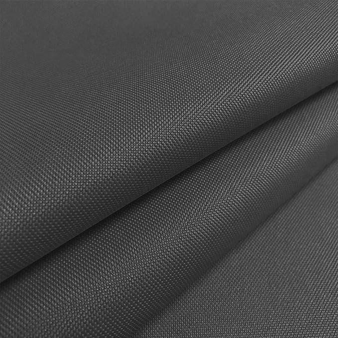 Waterproof Canvas Fabric by The Yard 600D Upholstery Cordura Fabric 58" Wide for Chairs Indoor Outdoor Water Resistant Canvas Polyester Material Sewing DIY Cloth, 3 Yards Grey