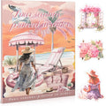 Summer Theme Sticker Scrapbooking Supplies for Junk Journal, 20 Sheets PET Stickers - Vintage Journaling Stickers, Ephemera Sticker Book Pre Cut(TZ-006-001)
