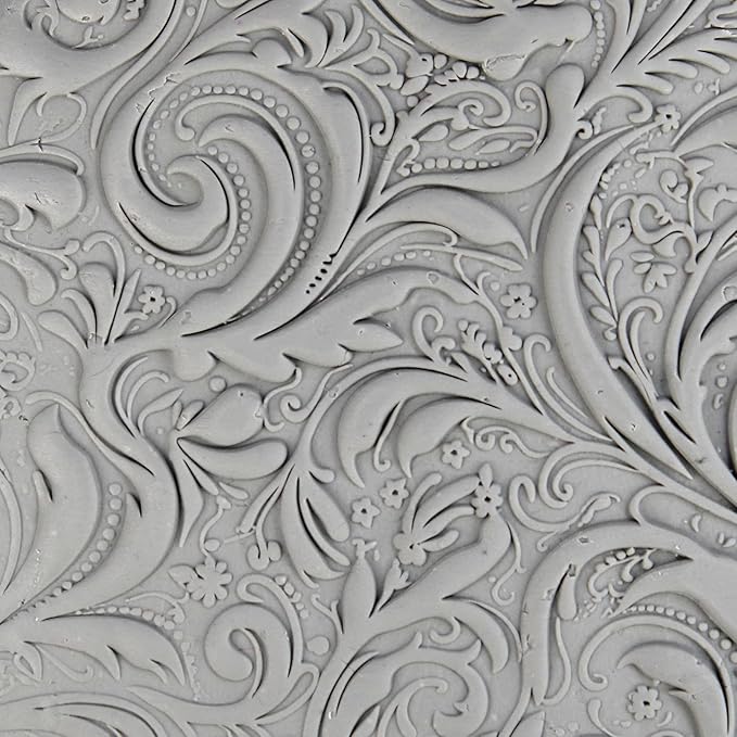 Ultimate Seamless Clay Texture Rollers 8-Set (4") - Seamless Set #01 - Embossing Pattern Rollers for Polymer & Ceramic Clay, Pottery & Crafts
