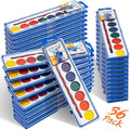 36 Pack Watercolor Paint Set, Washable Watercolor Paint Bulk for Kids, Water Color Paint with Paint Brushes, Ideal Gifts for Party Favors, School Supplies & Classroom Prizes, Art Activities, 8 Colors