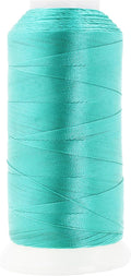 Mandala Crafts Turquoise Heavy Duty Thread - 1500 Yds Tex 70 Bonded Polyester Threads for Sewing Drapery, Jeans, Leather, Hair, Outdoor Marine Upholstery