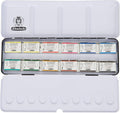 Schmincke - HORADAM AQUARELL color box with 12 finest watercolors, 74312097, metal box, painting set, 12 x 1/1 pans