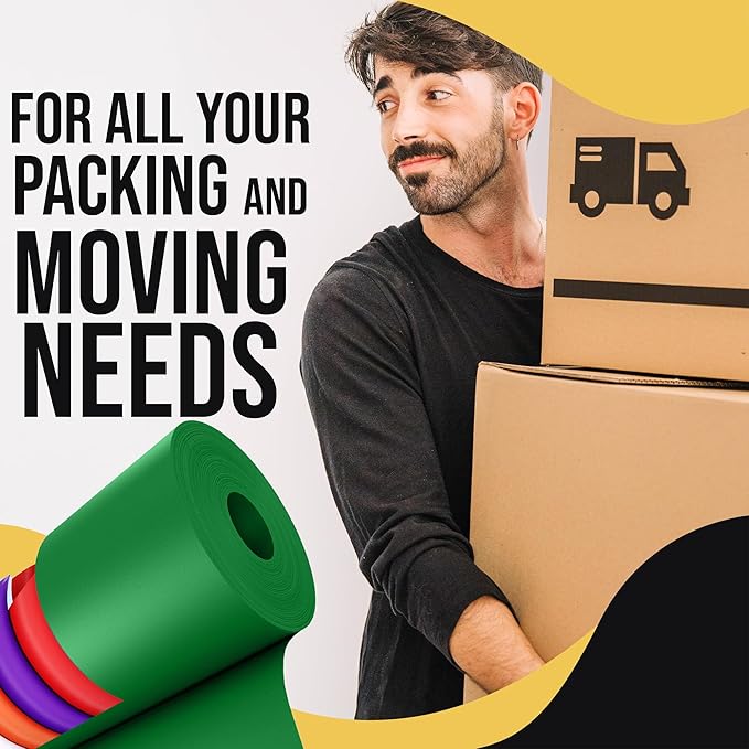 Crown Display Emerald Green Kraft Paper Roll - 17.75" X 1320" (110' Ft) - Perfect for Shipping & Packing - Craft Supplies