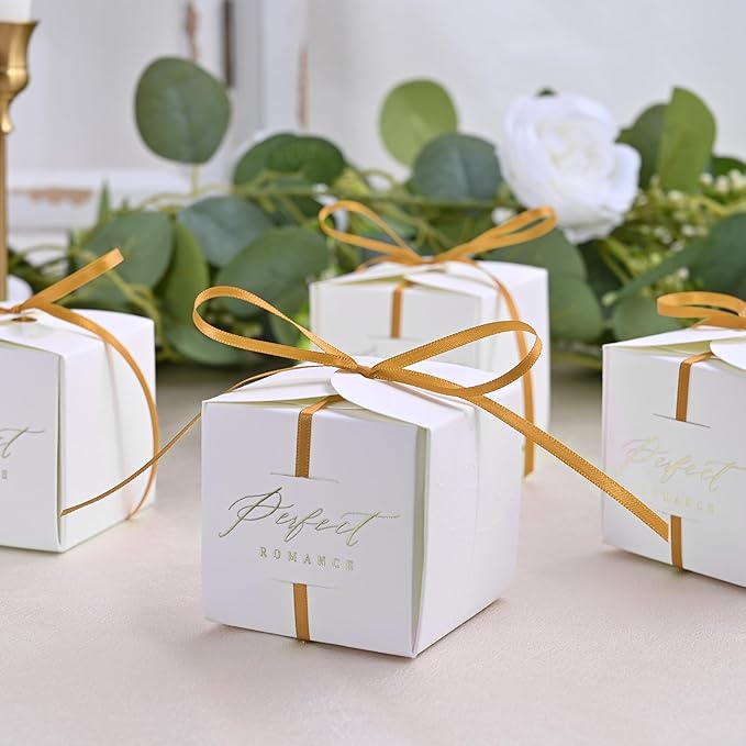 Double Face Old Gold Satin Thin Ribbon 1/8 inch X 50 Yards Polyester Old Gold Ribbon for Gift Wrapping Very Suitable for Weddings Party Hair Bow Invitation Decorations and More