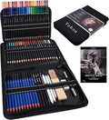 96pcs Colored Drawing Pencils Kit Sketching, Graphite Pencils With Convenient Case, Ideal School Art Supplies Gift for Artists Adults Teens Beginner, Ideal for Shading, Blending,Art Supplies Set,