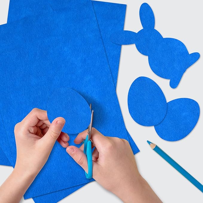 20 Pcs Navy Blue Felt Fabric Sheet 8" x 12" Assorted Color Felt Fabric Sheets for Crafts DIY Handcraft Sewing Squares Patchwork Nonwoven