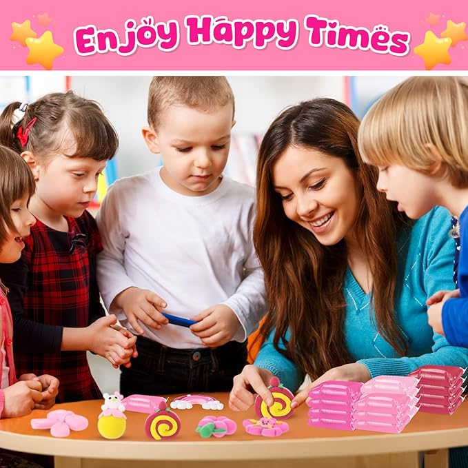 72 Pcs 38oz Air Dry Clay Bulk Modeling Magic Ultra Lightweight Foam Modeling Clay for Kids Adults DIY Gifts Party Arts Crafts and School Project Supplies(Pink)
