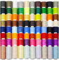 80 Spools All Purpose Sewing Thread 400 Yards, Assorted Colors,Polyester Threads for Sewing Machine, Sewing Machine Supplies for Beginners, Hand Stitching, Quilting, Serger
