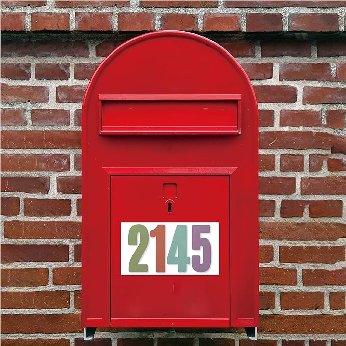 Bemeol 500 Pieces 30 Sheets Large Letter Stickers 2.5 Inch Alphabet Letter Stickers Self Adhesive Letters for Bulletin Board Mailbox Door Classroom Home Decor