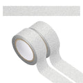 PATIKIL 2Roll Glitter Paper Washi Tape, Glitter Film Decorative Tape for DIY, Silver