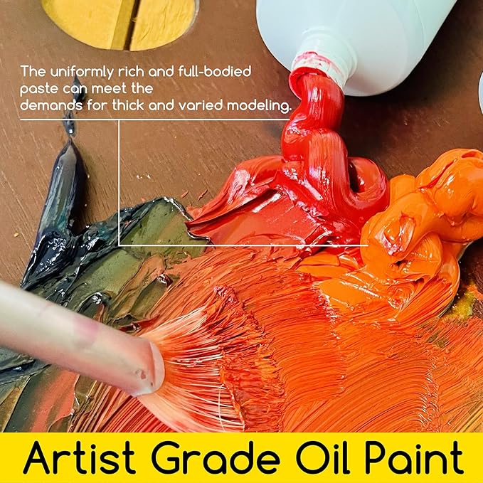 MEEDEN Artist Grade Oil Paint: Yellow Ochre - 60ml/2oz Tube - Professional Art Paints for Canvas Painting