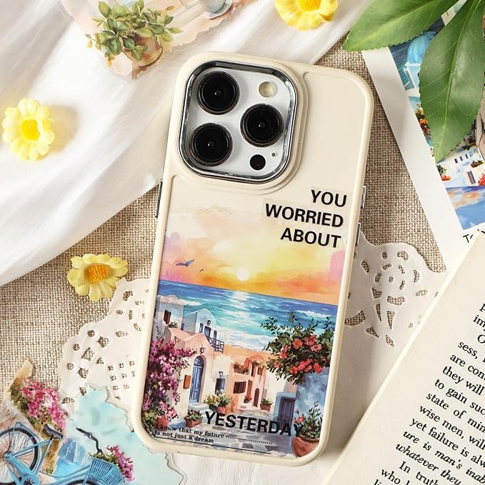 80 Pieces Vintage Travel Seasonal Themed Landscape Stickers, Large Size Transperant PET Scrapbook Stickers for Journals, Crafting, Art Projects, Phone Case, Laptop, Journal Album Decoration